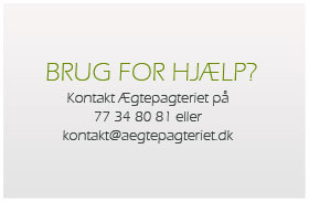 kontakt ægtepagteriet, ægtepagt, advokat
